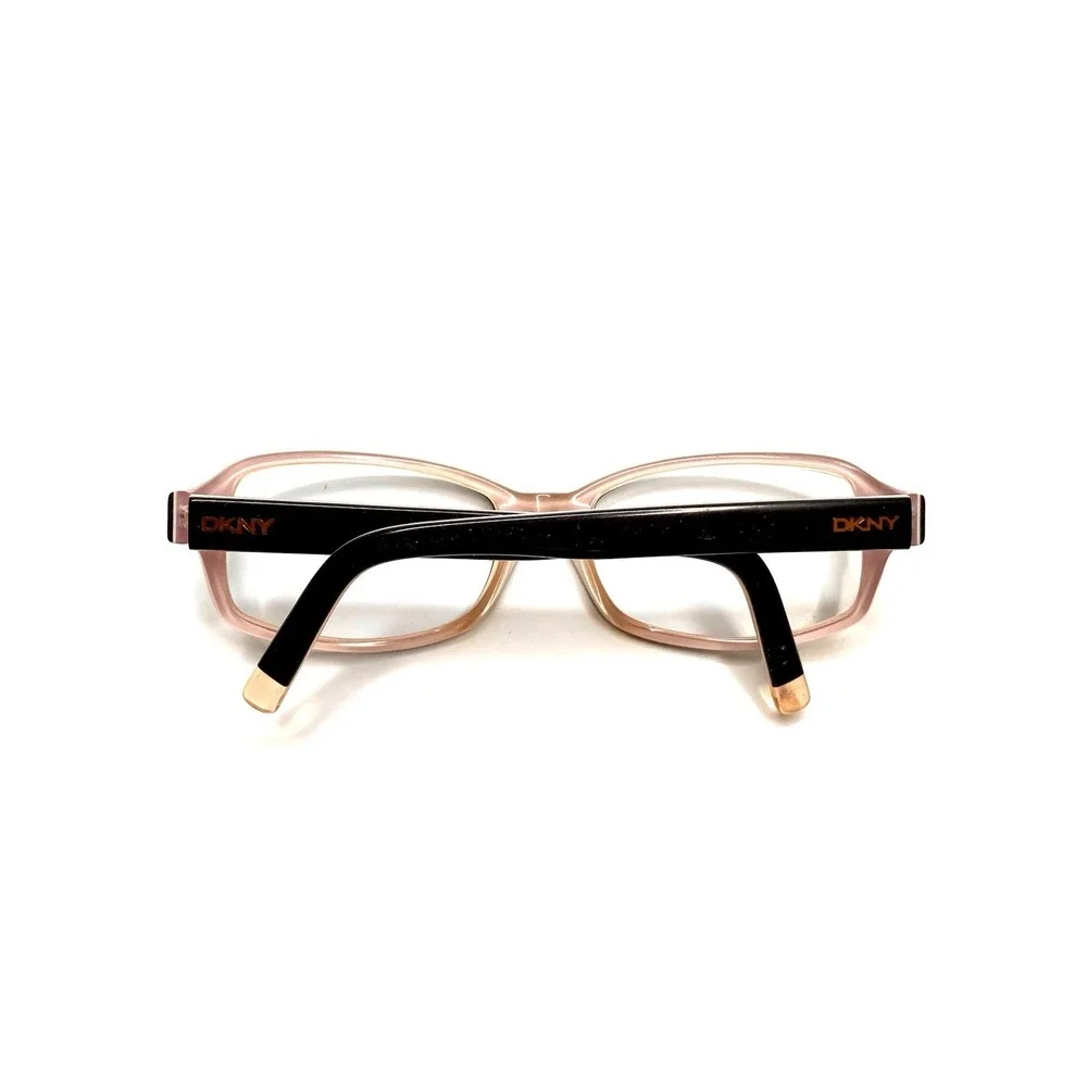 DKNY Black Pink Clear Rectangular Wrap Glasses DY4007 3094/11 53 18 130